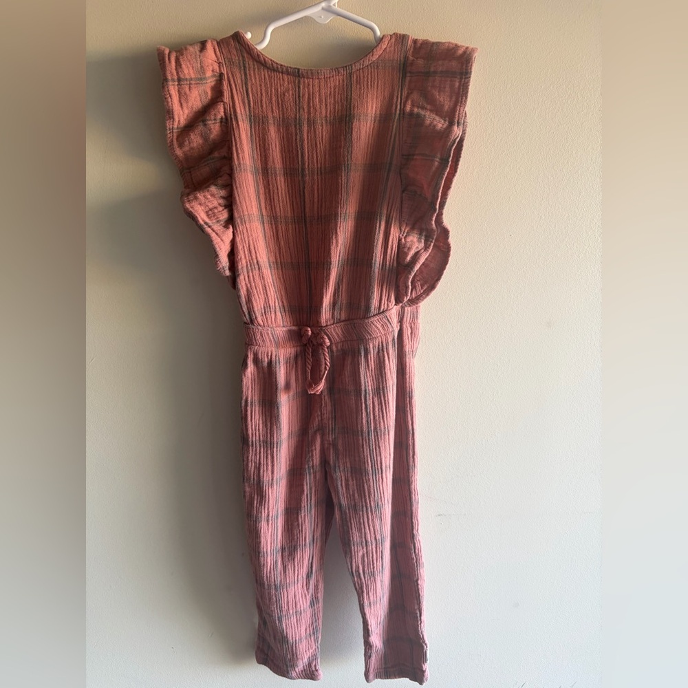 Pink Ruffled Kids Romper